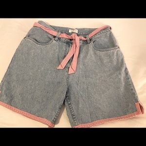 high waisted vintage denim shorts